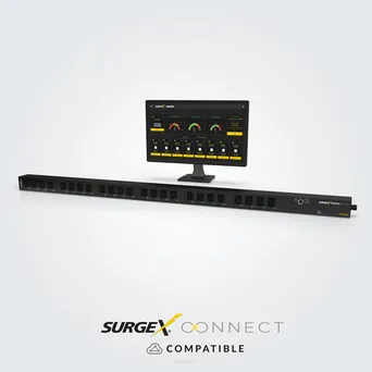 SurgeX SX-VS-1024i Listwa zasilająca, bogata w funkcje konstrukcja i kontrolowane przez IP zarządzanie energią i analityką